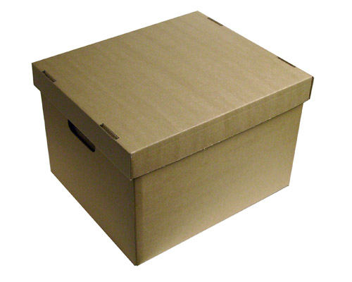 Archive Box Base & Lid 381x330x254 Single Wall