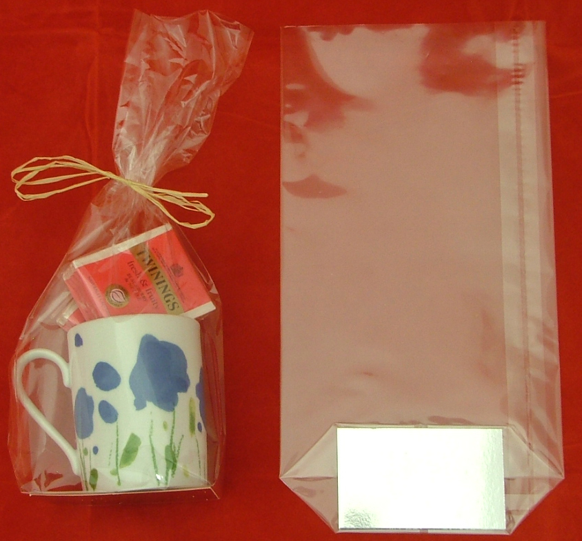 Cellophane Bag With Card Base 170mm x 320mm