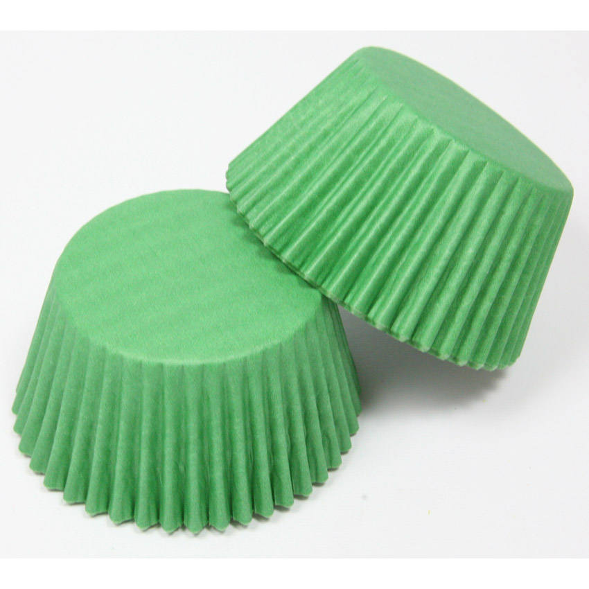50 x Forest Green High Quality Cupcake Muffin Cases