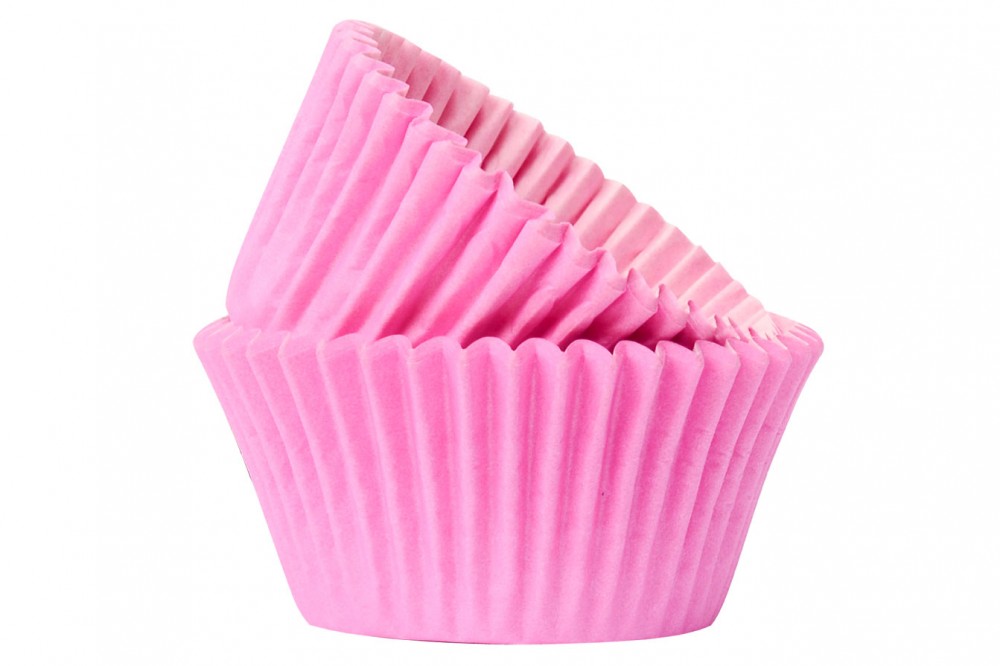 50 x Pink High Quality Cupcake Muffin Cases